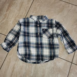 Zara Baby Boy Plaid Shirt